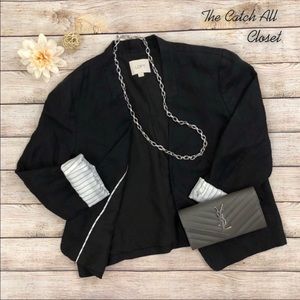 Ann Taylor Loft Black Blazer Size 14